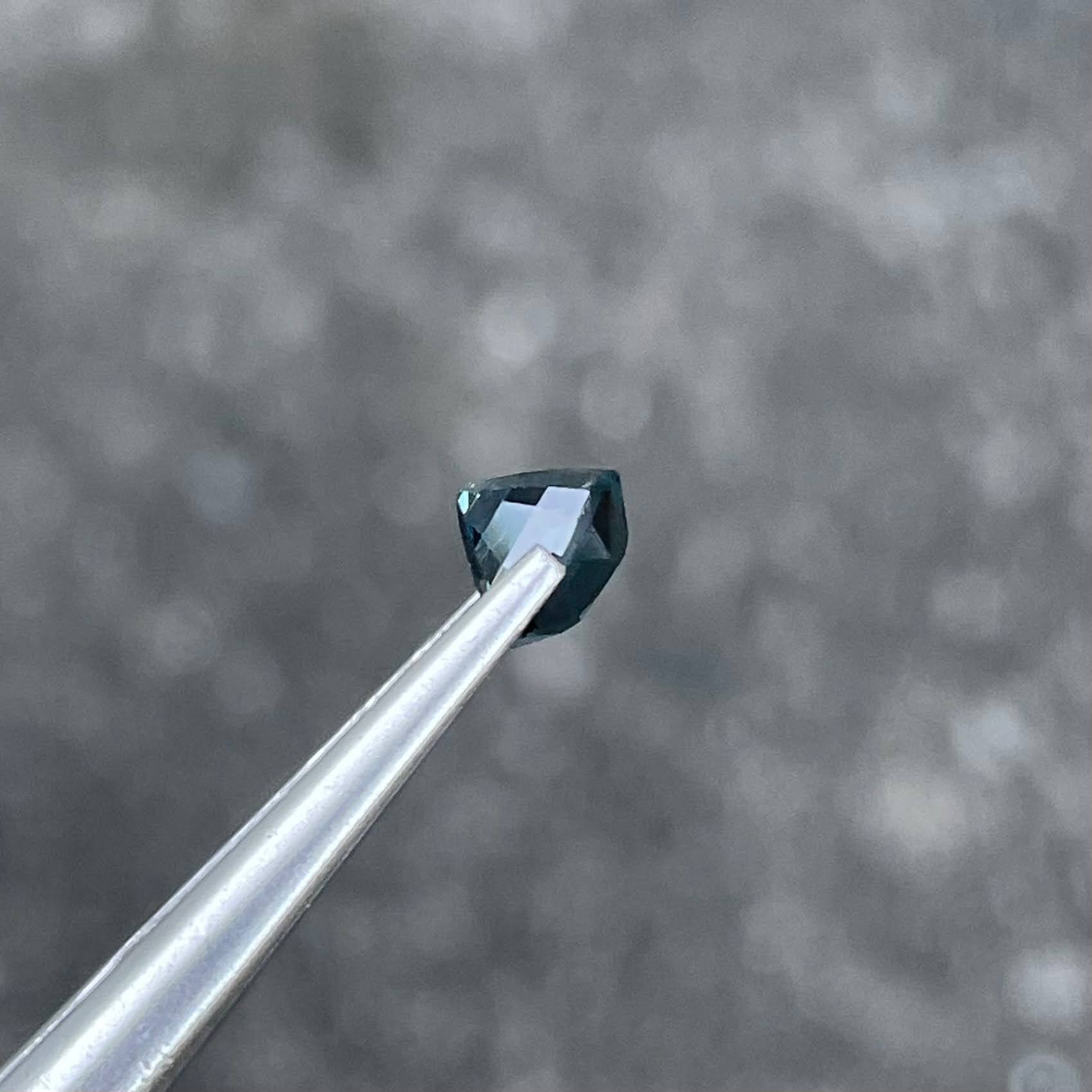 1.56 Carats Teal Blue Spinel Stone