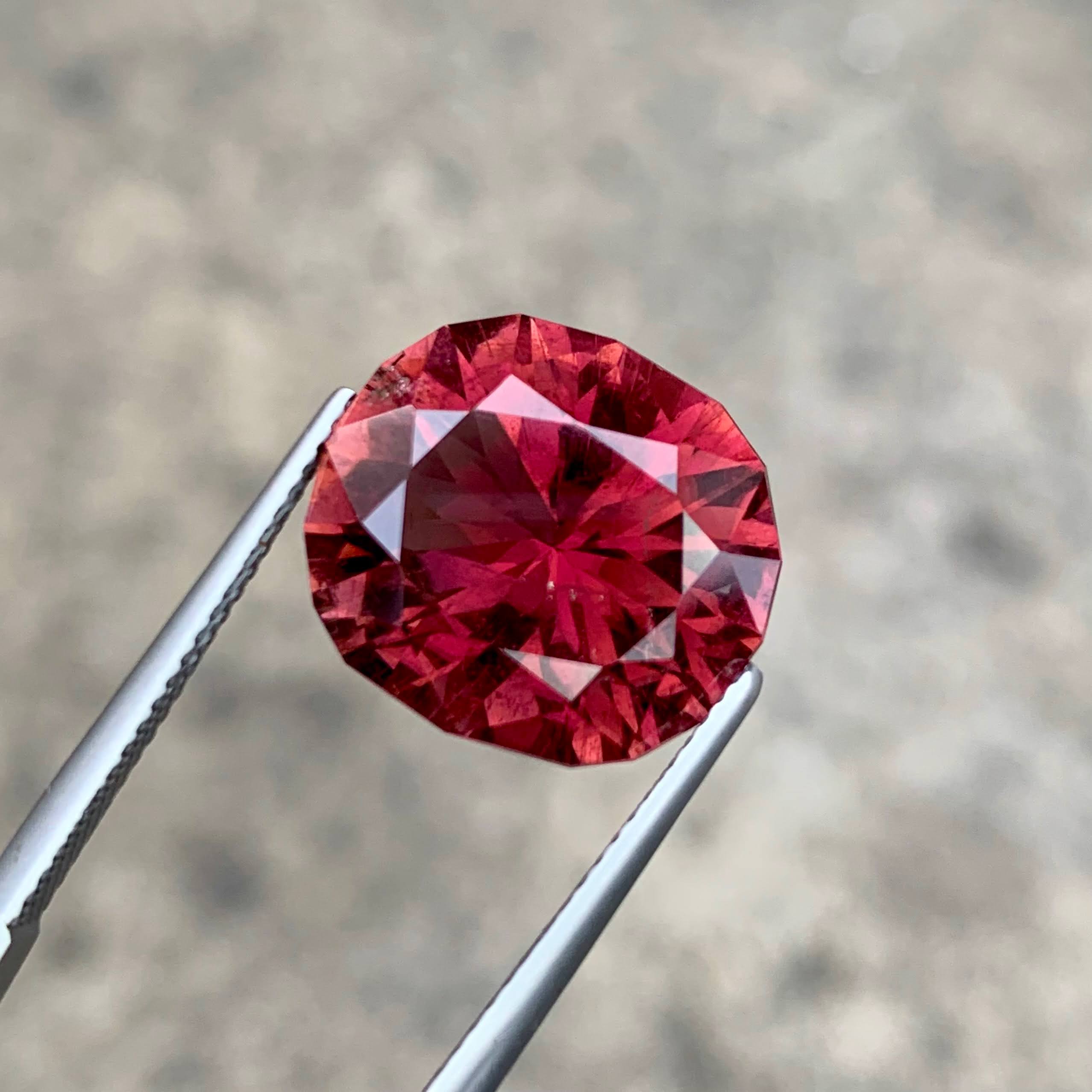 10.20Ct Peachy Red Tourmaline