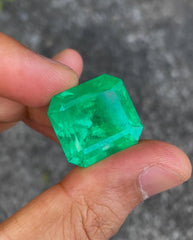 36.32 carats Guild Certified Emerald