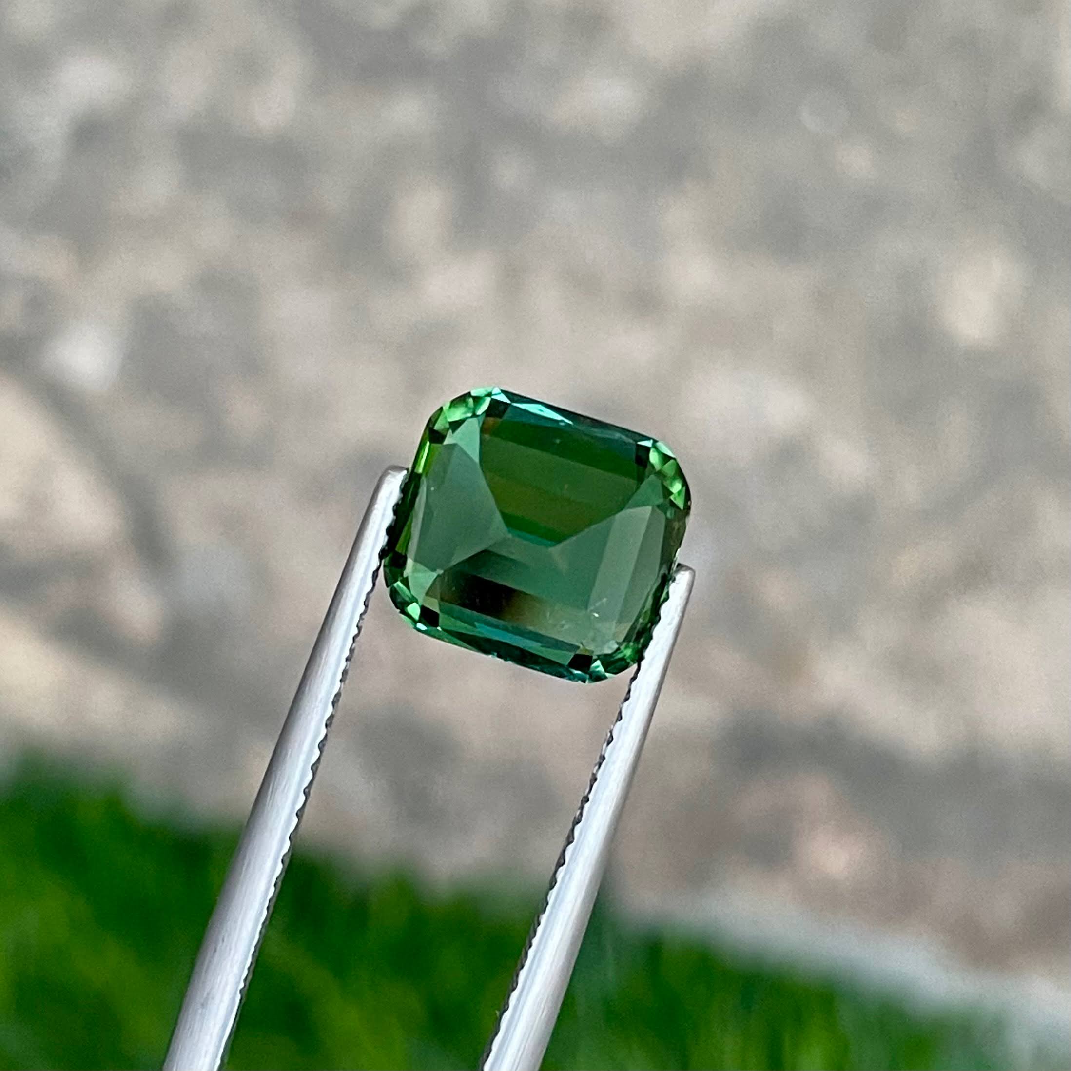5.05 carats Bluish Green Tourmaline