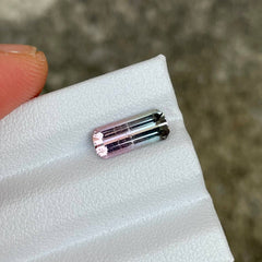 1.87 Carats Bi Color Tourmaline Stone