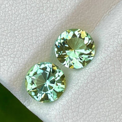 2.50 Carats Round Tourmaline Pair Gems