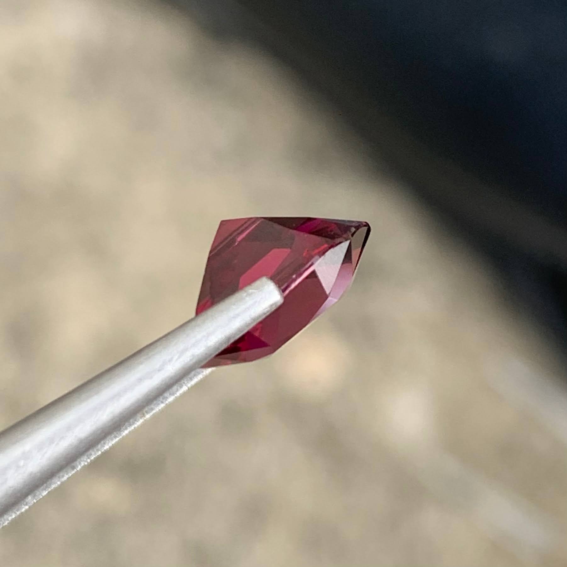 4.34Ct Rose Pink Garnet