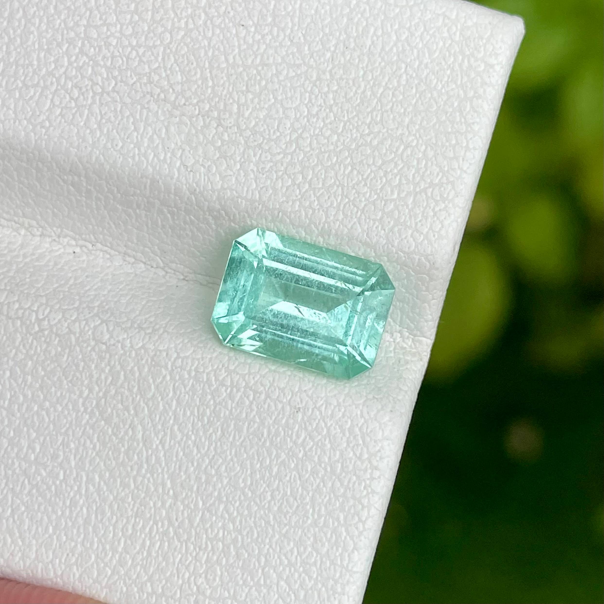 3.11 Carats Sea Foam Tourmaline Stone