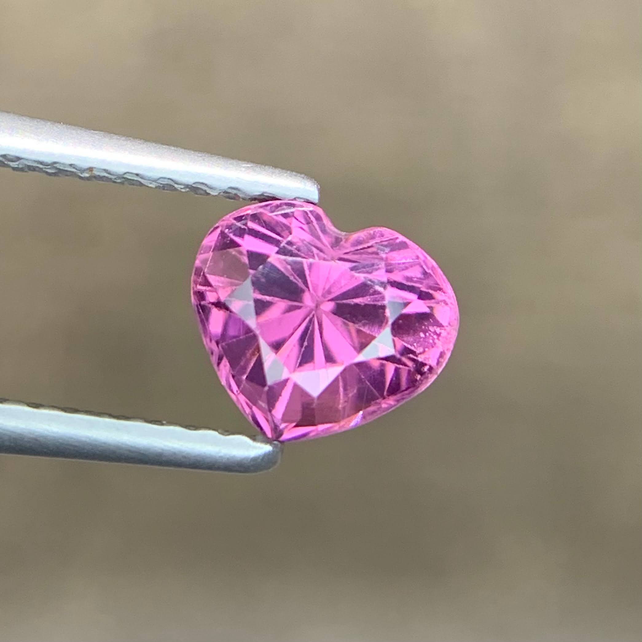 1.30ct Natural Pink Spinel Heart Shape