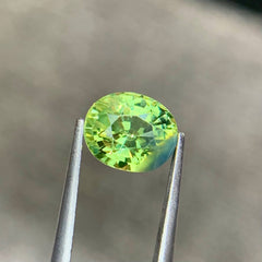 1.82Ct Teal Sapphire Oval Cut