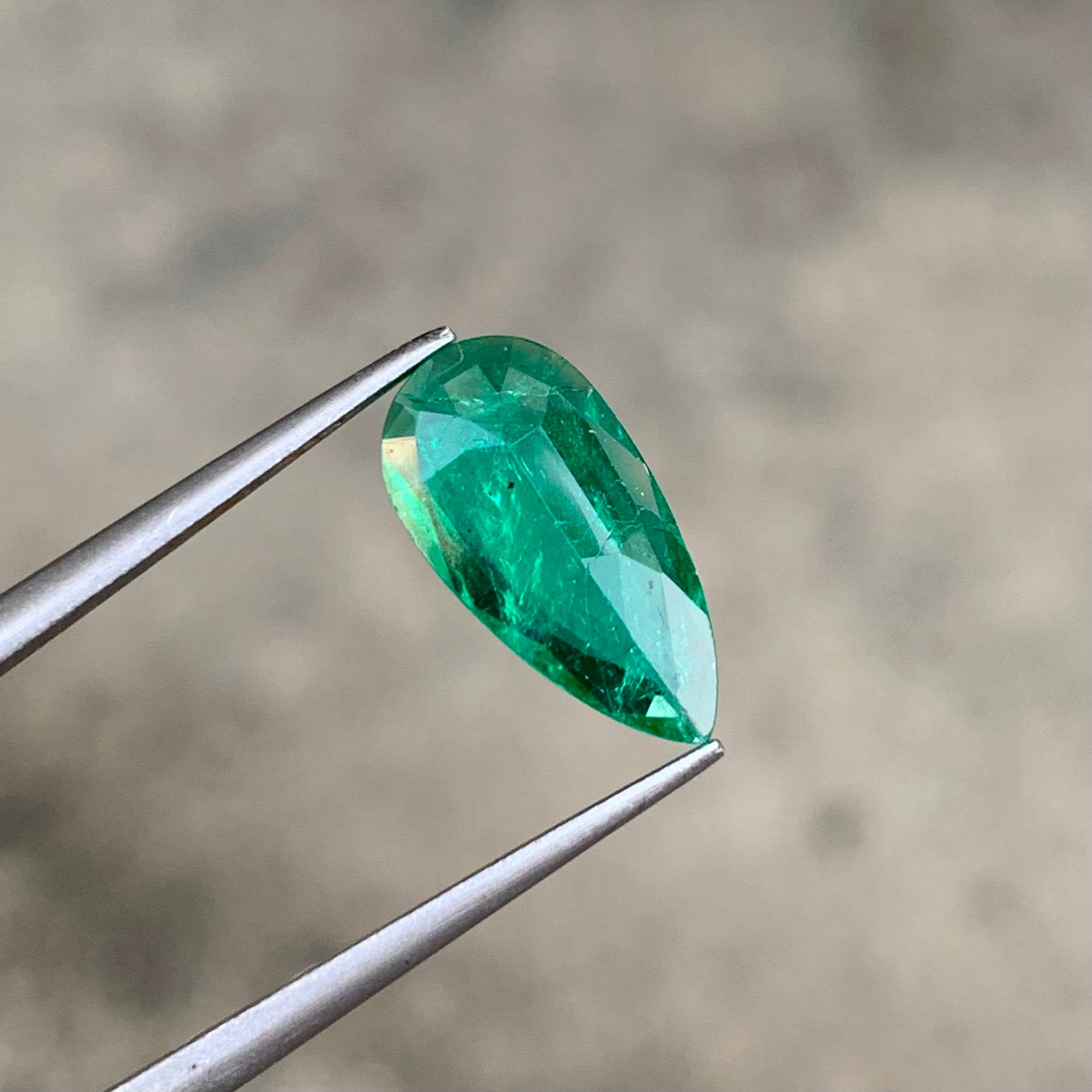 1.86Ct Pear Emerald