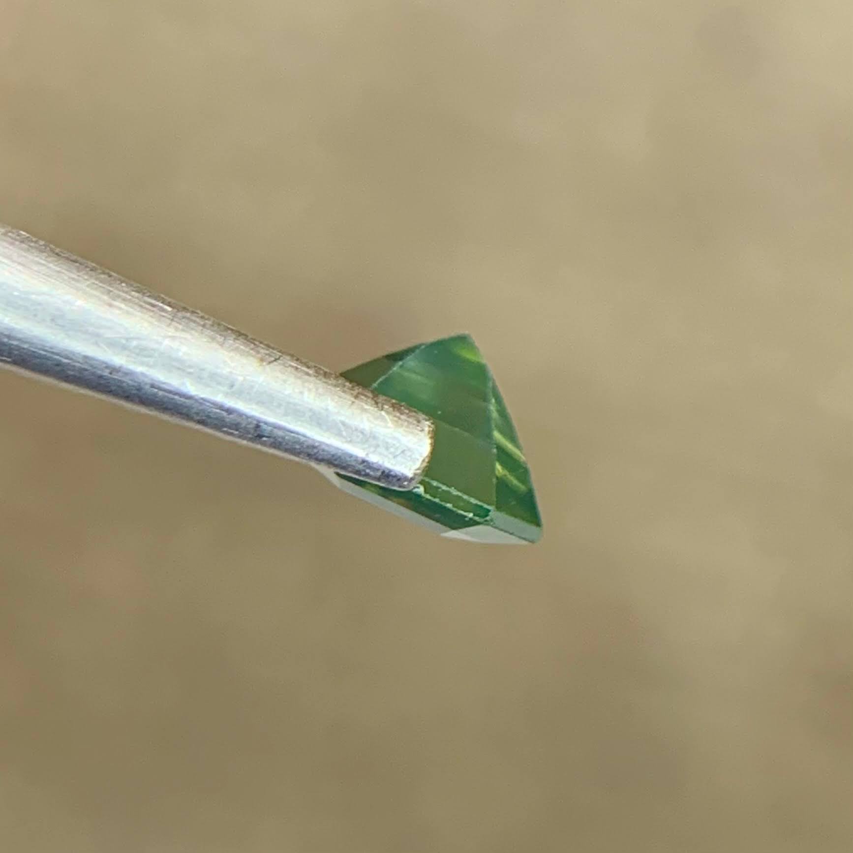 1.21Ct Teal Sapphire Emerald Cut