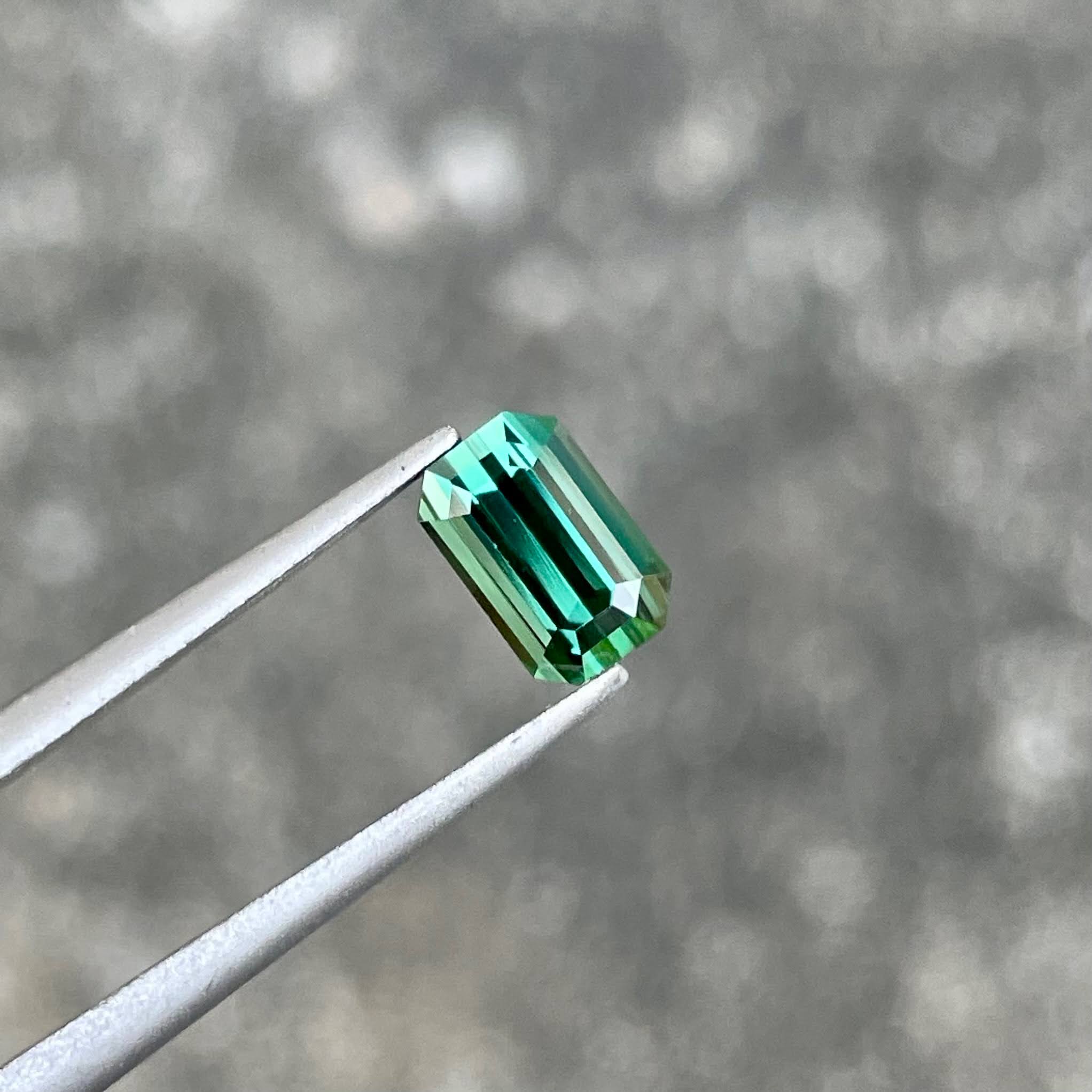 0.98 Carats Greenish Blue Tourmaline