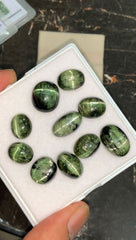 47ct-forest-green-cats-eye-tourmaline-batch-afghanistan