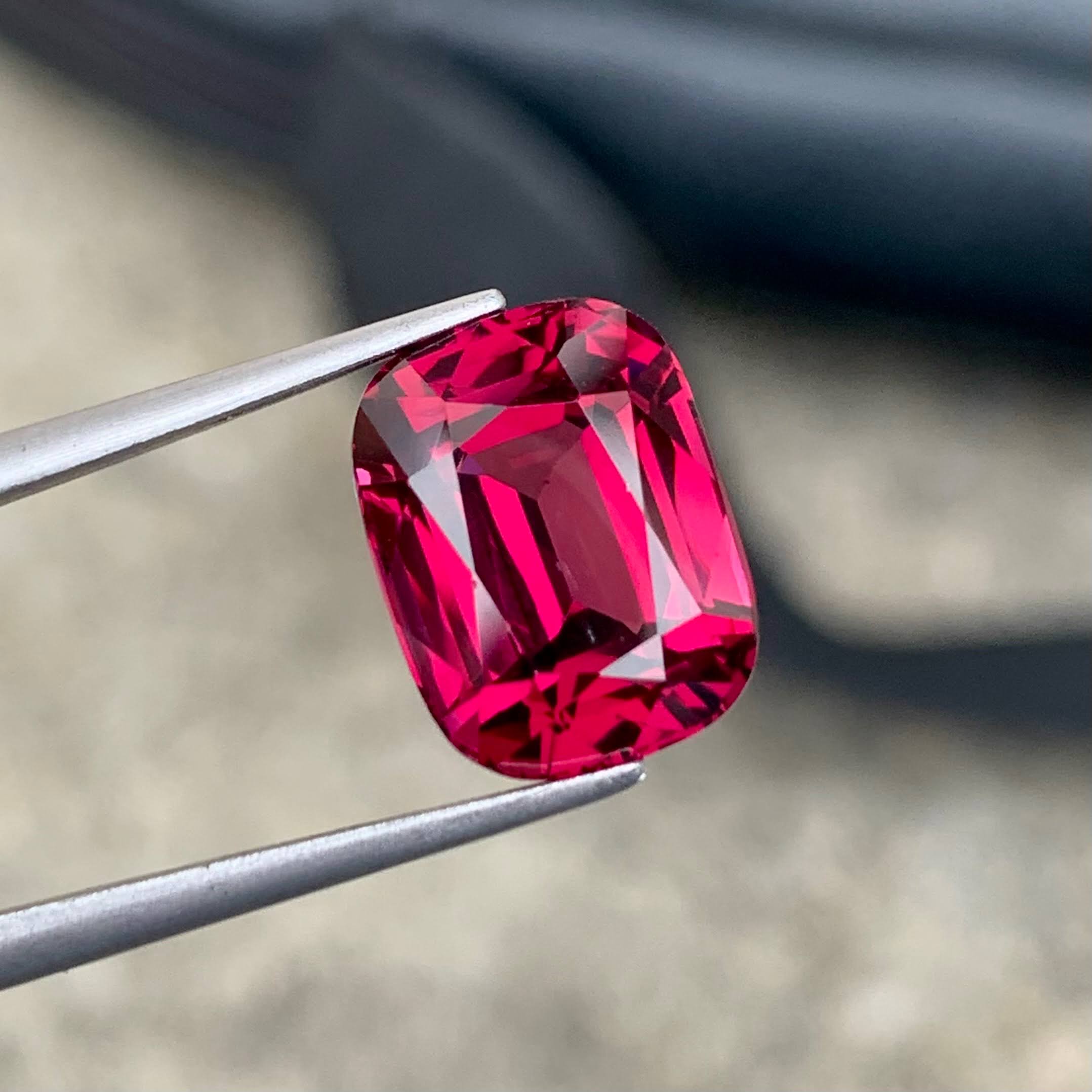8.21Ct Rose Red Garnet