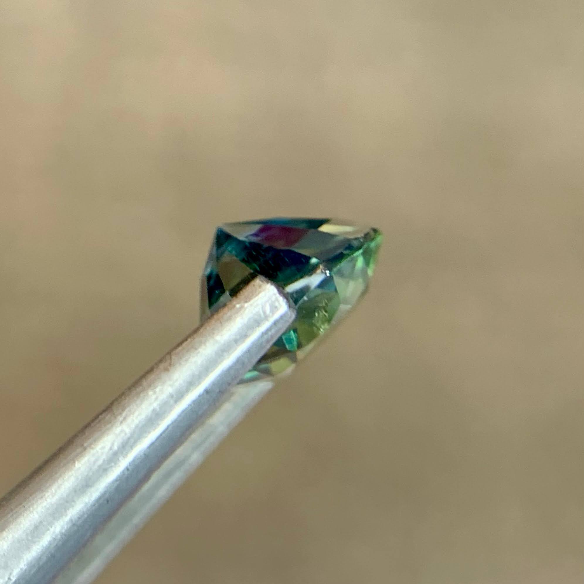 1.08ct Natural Parti Sapphire Oval