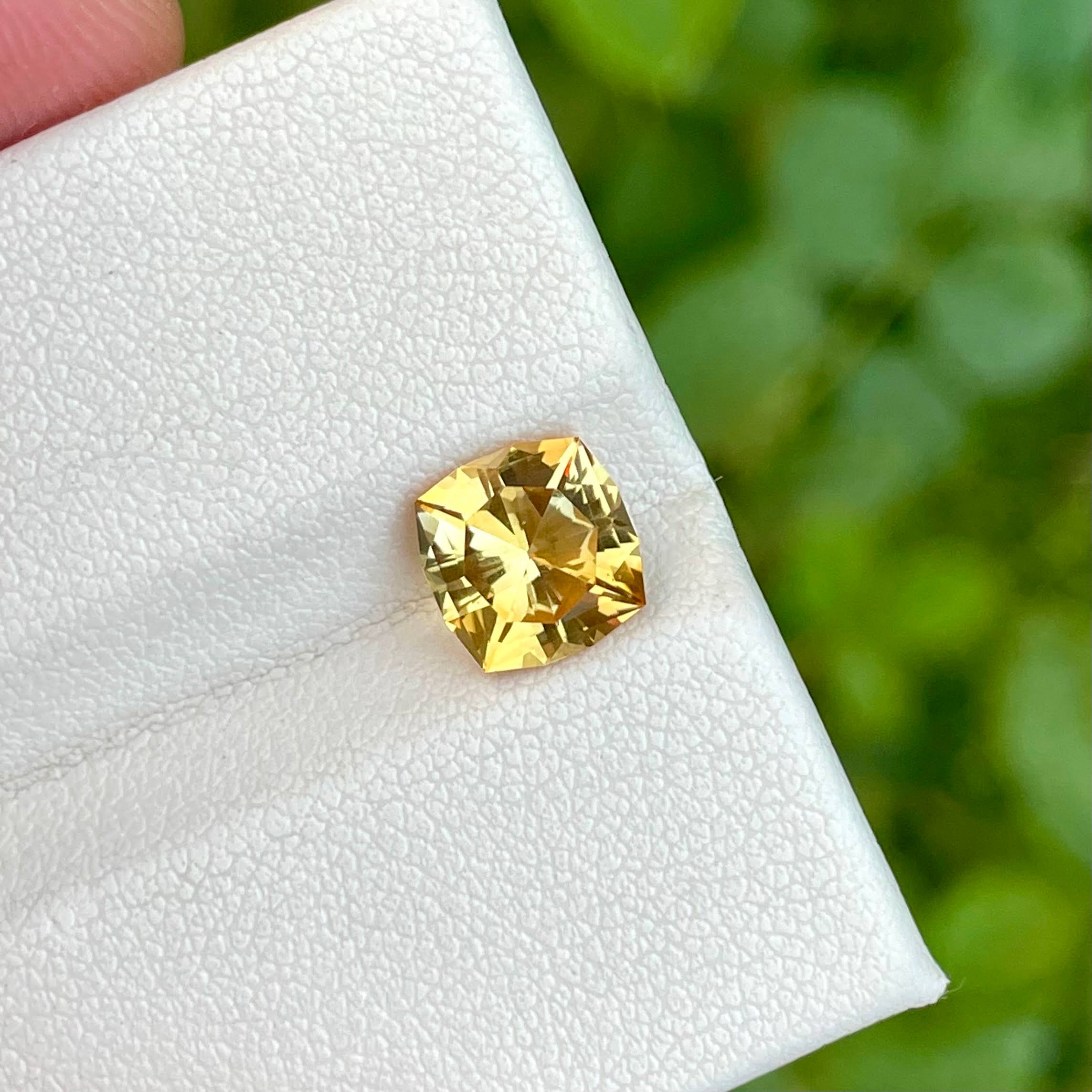 1.65 Carats Custom Precision Citrine