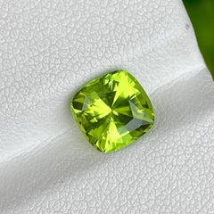 2.18 Carats Peridot Stone Custom Cut