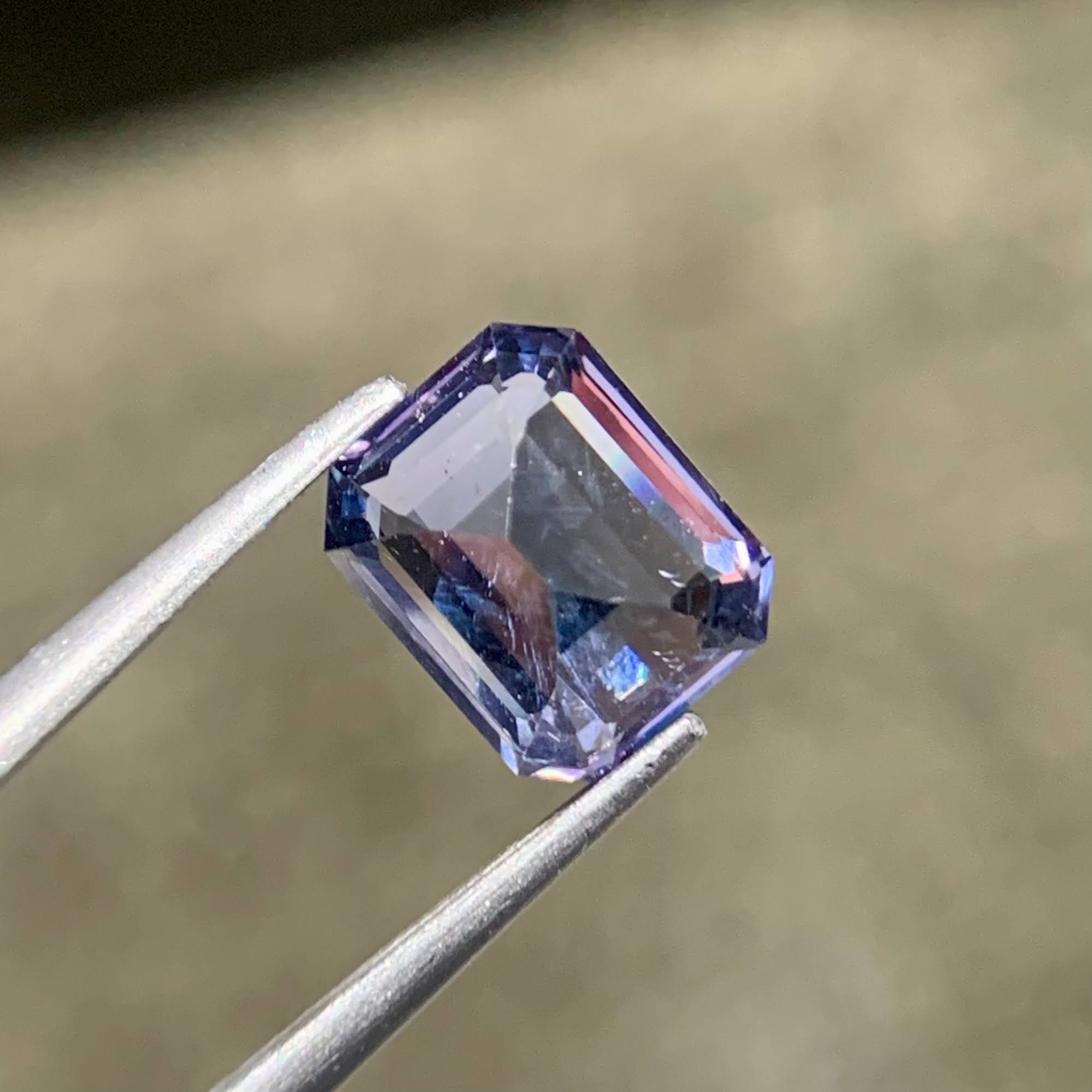 1.99ct Color Change Spinel Emerald Cut 