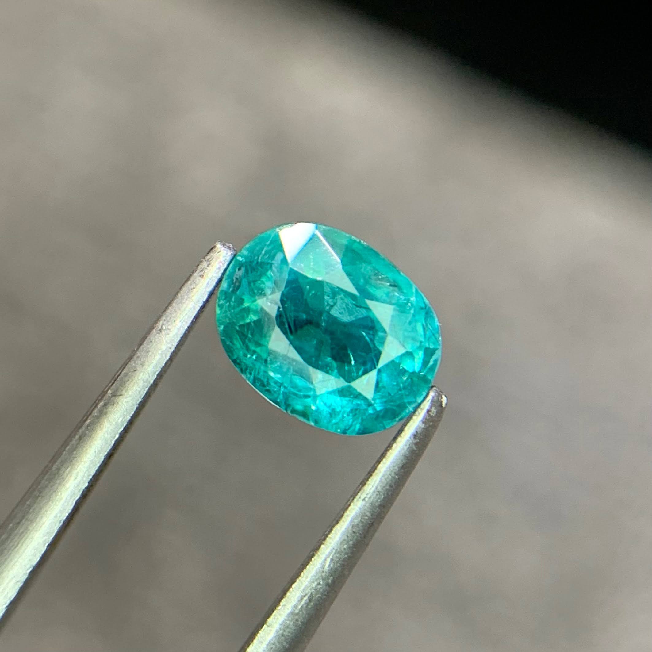 0.66 Ct Rare Blue Grandidierite Oval Cut