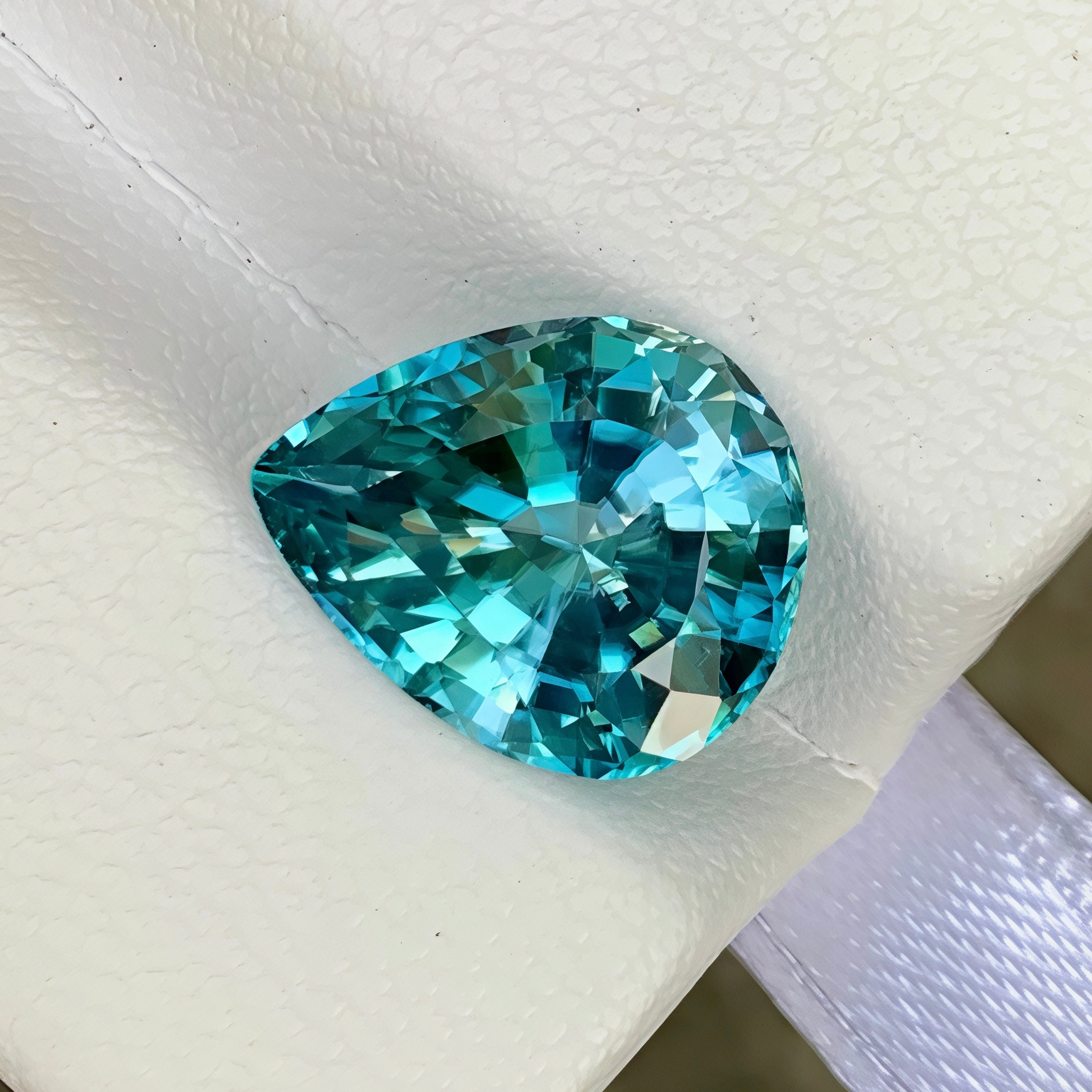 5-97-carats-pear-shape-blue-zircon-faceted-cambodian-gemstone