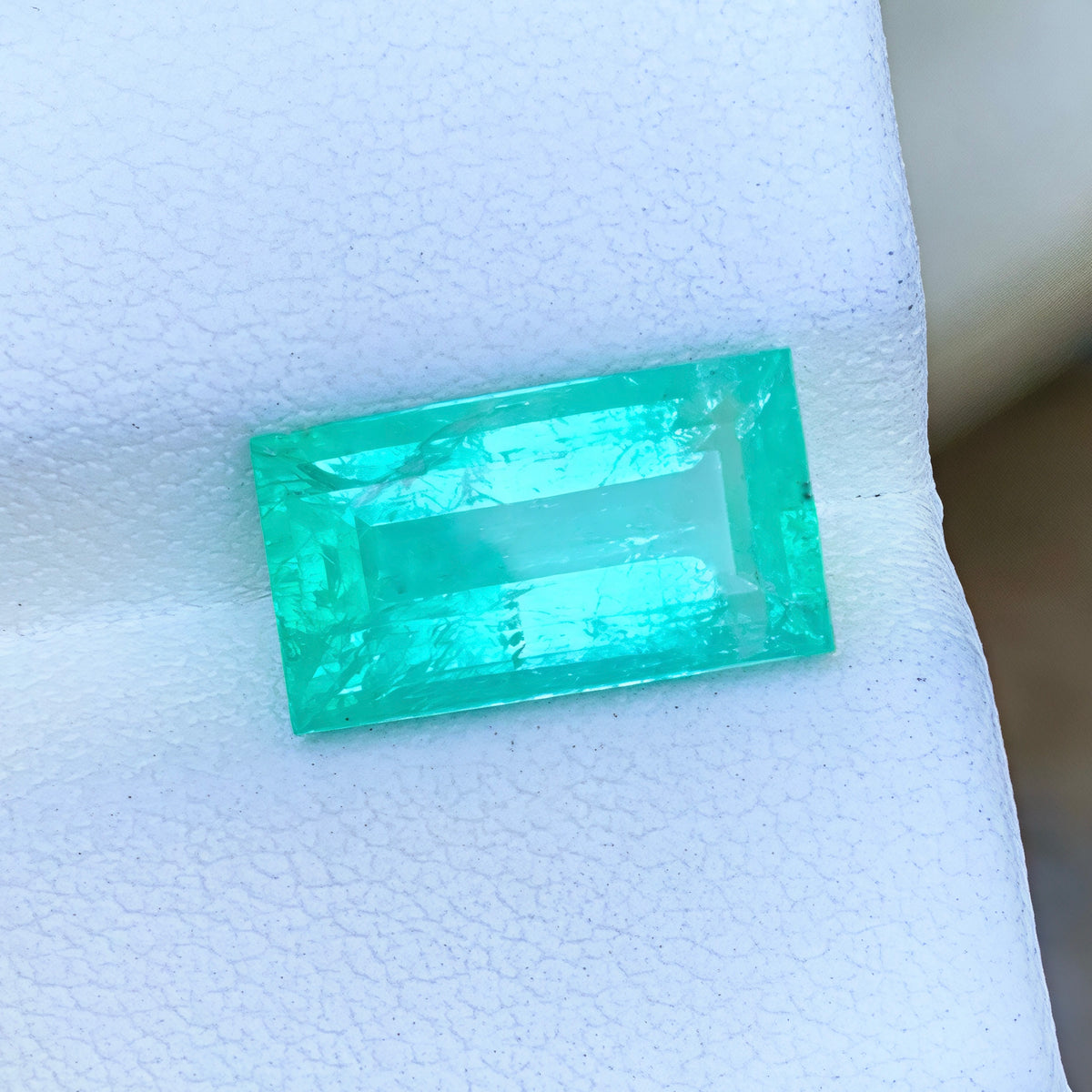 4.07ct Panjshir Emerald Baguette Cut