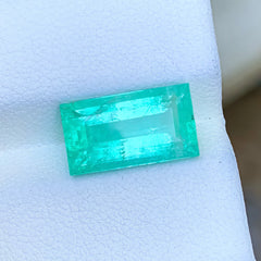 4.07ct Panjshir Emerald Baguette Cut