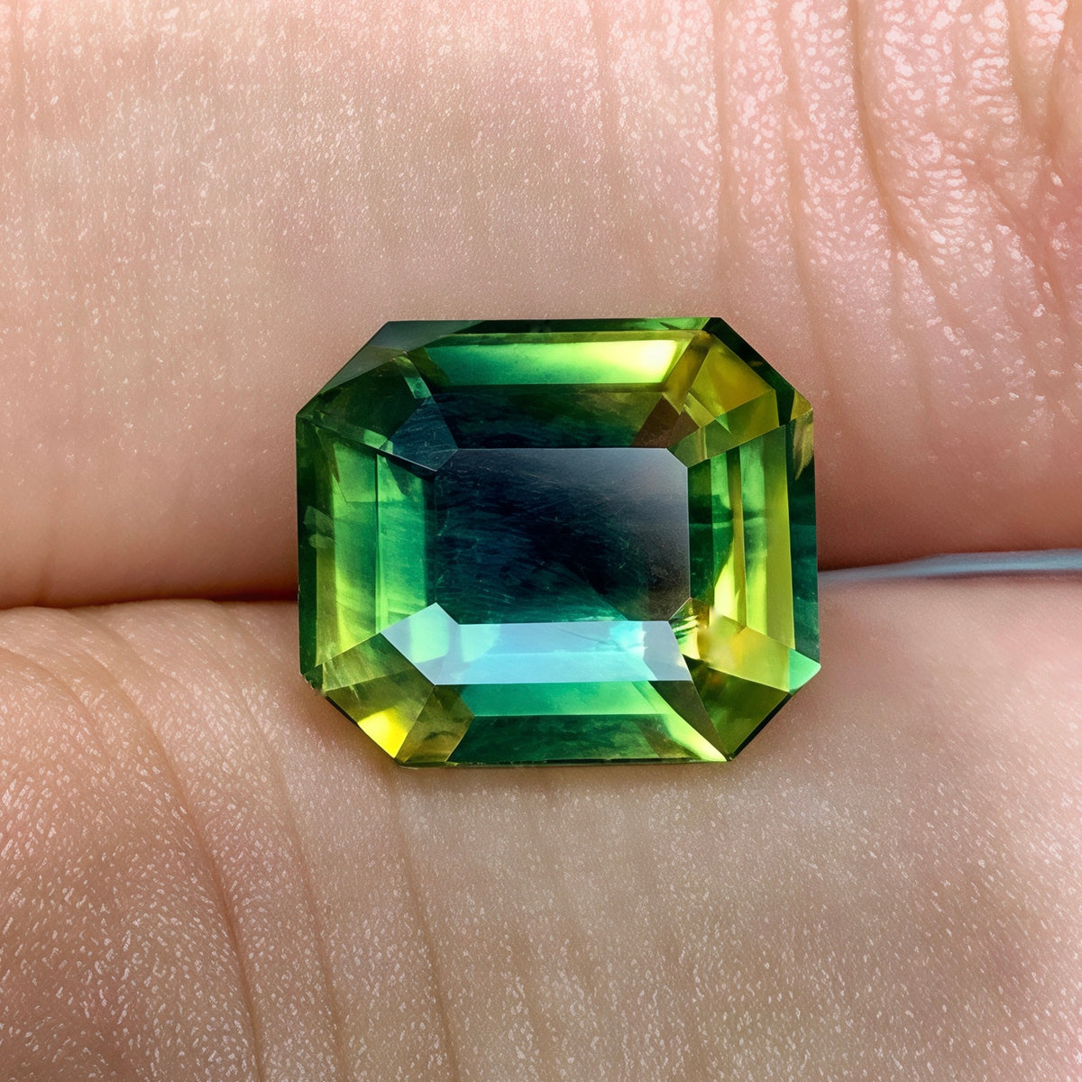 3-06-carats-bicolor-parti-sapphire-emerald-cut-unheated-madagascar
