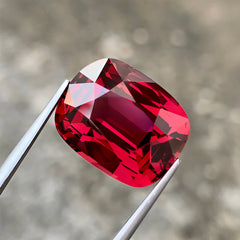 15.81 Ct Finest Red Garnet Cushion Cut