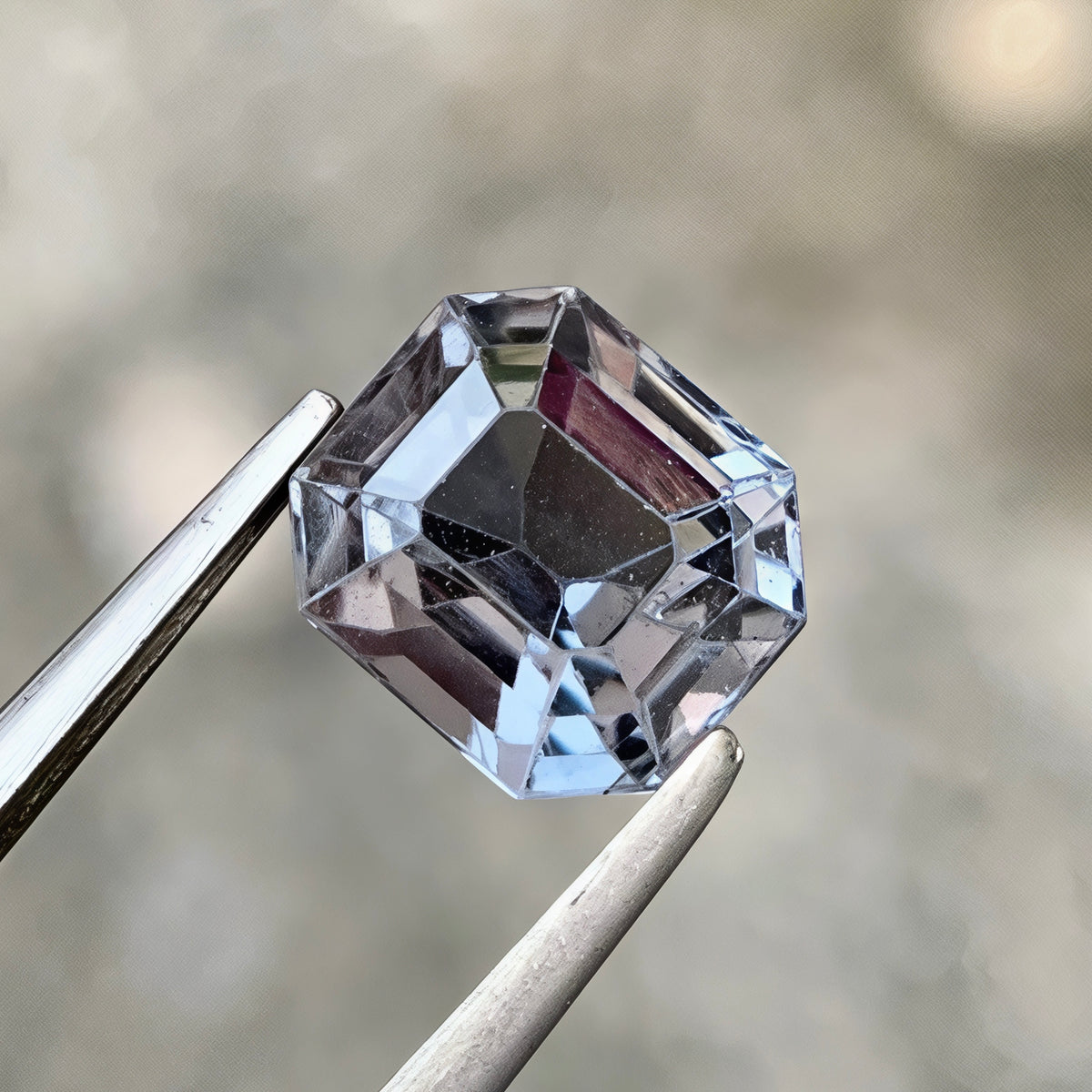 1.72 Ct Metal Gray Burmese Spinel Cushion