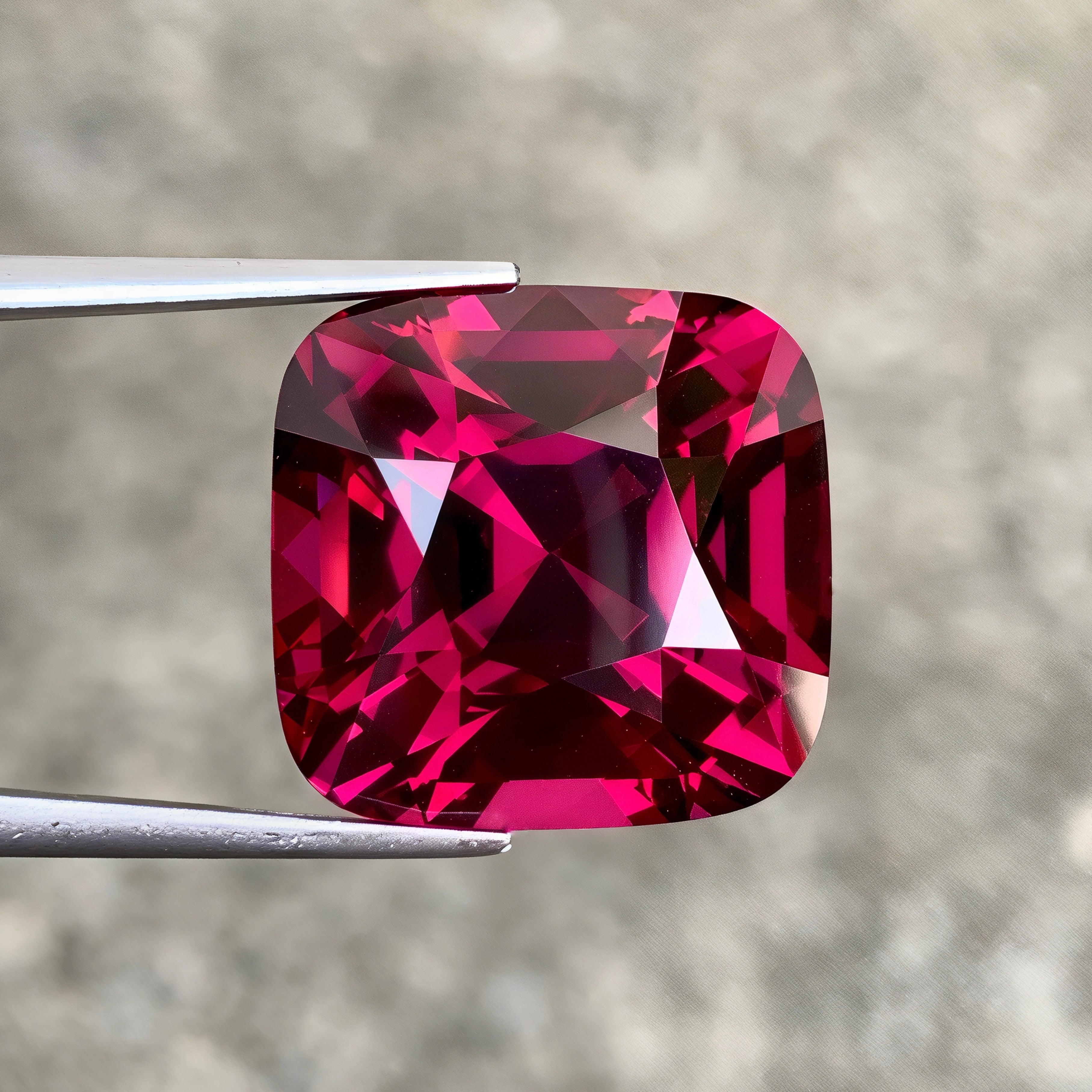 17-14-carats-bright-pinkish-red-garnet-cushion-brilliant-cut-tanzania