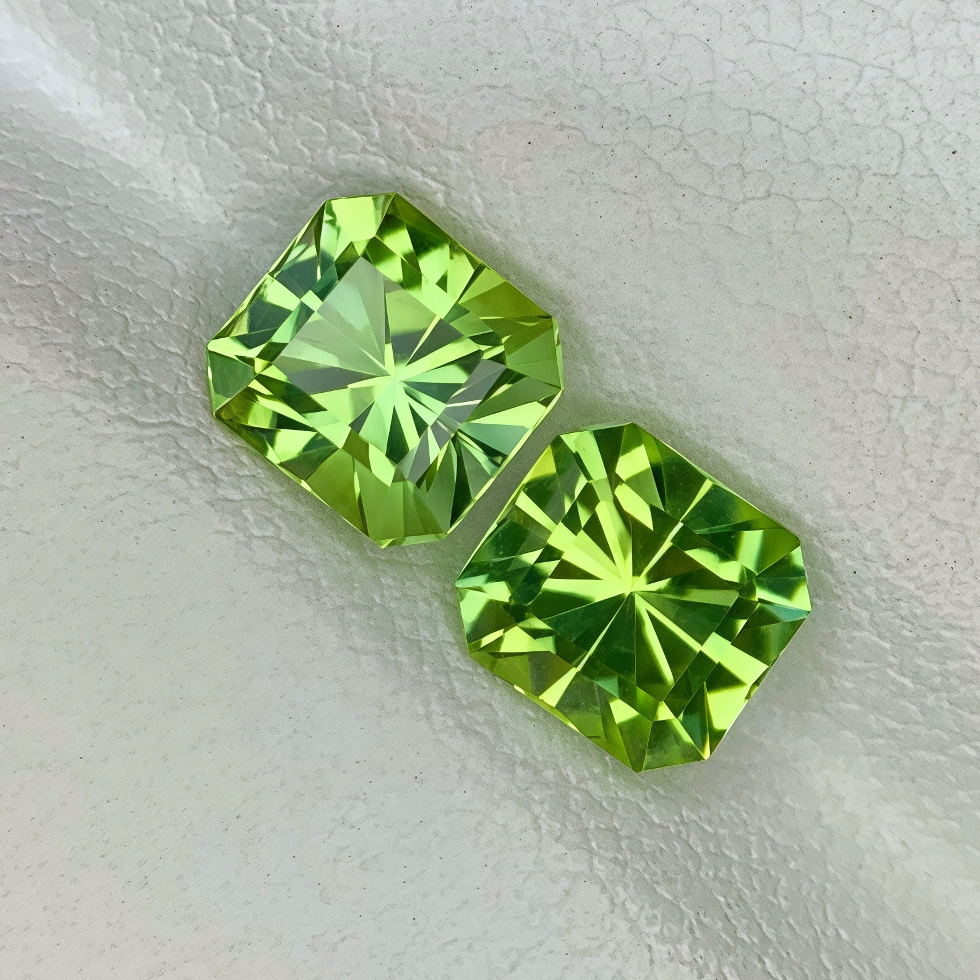 2.23 Ct Green Afghan Tourmaline Pair