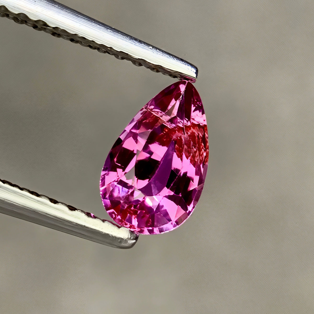 0.87 Ct Hot Pink Sapphire Pear Cut