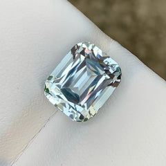 6.12ct Lustrous Aquamarine Cushion Cut