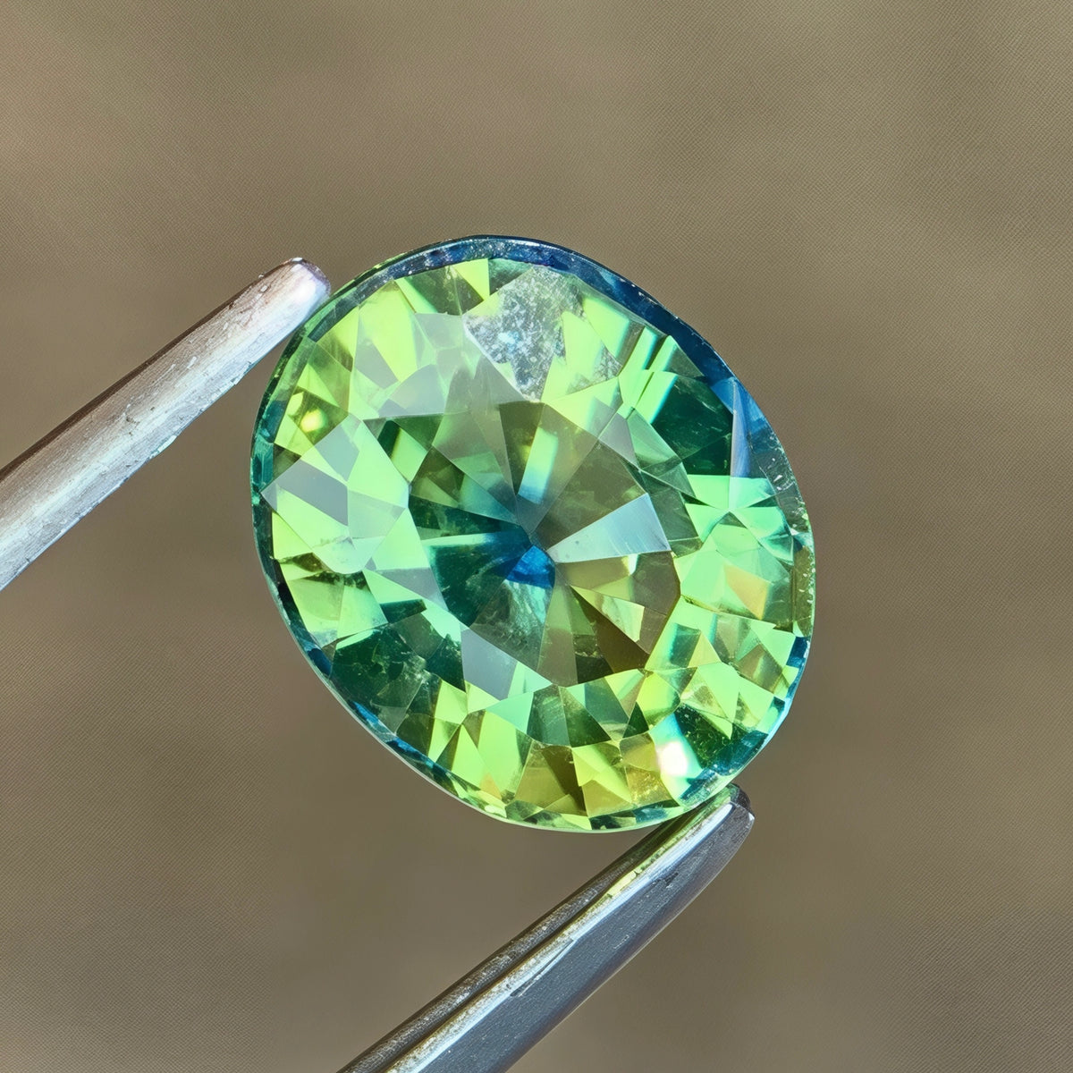 1.21ct Natural Parti Sapphire Oval
