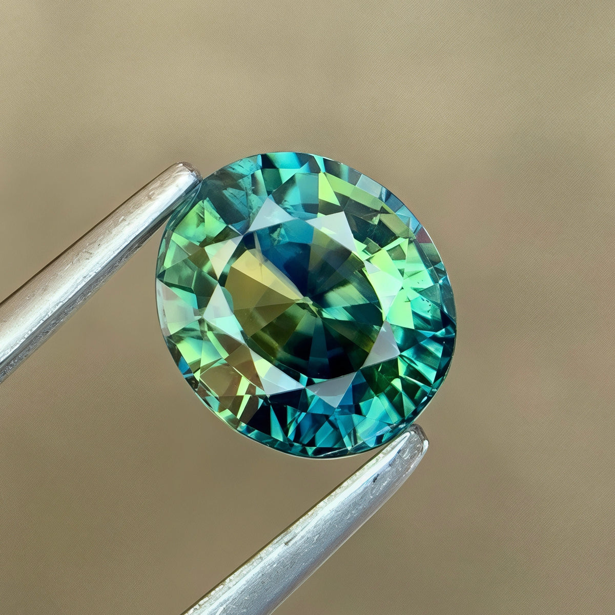 1.08ct Natural Parti Sapphire Oval