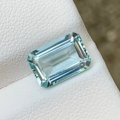 2.45ct Light Blue Aquamarine Emerald