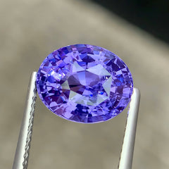 GIA Certified 5.16Ct Violet Blue Sapphire
