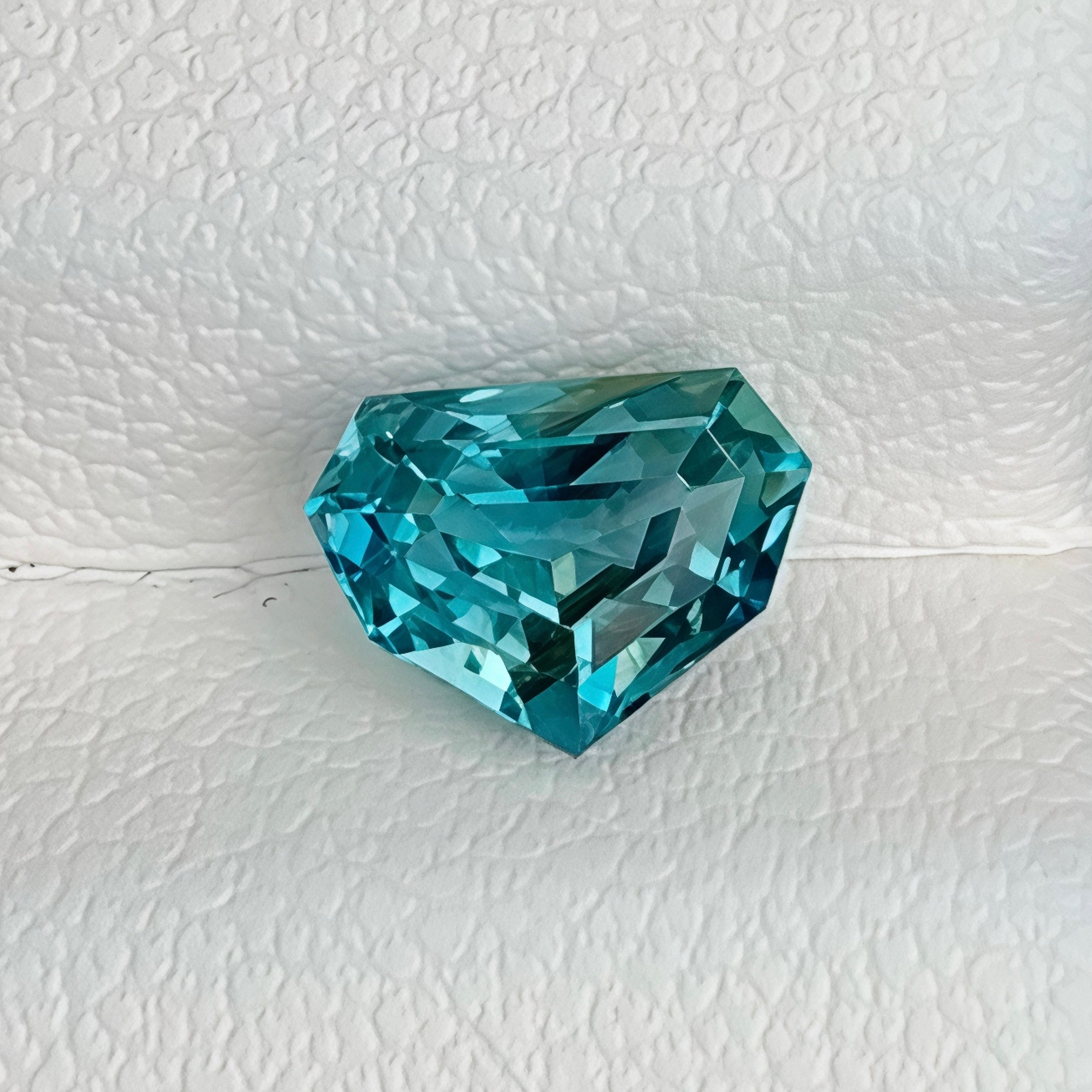 1.18ct Deep Blue Aquamarine Custom Cut