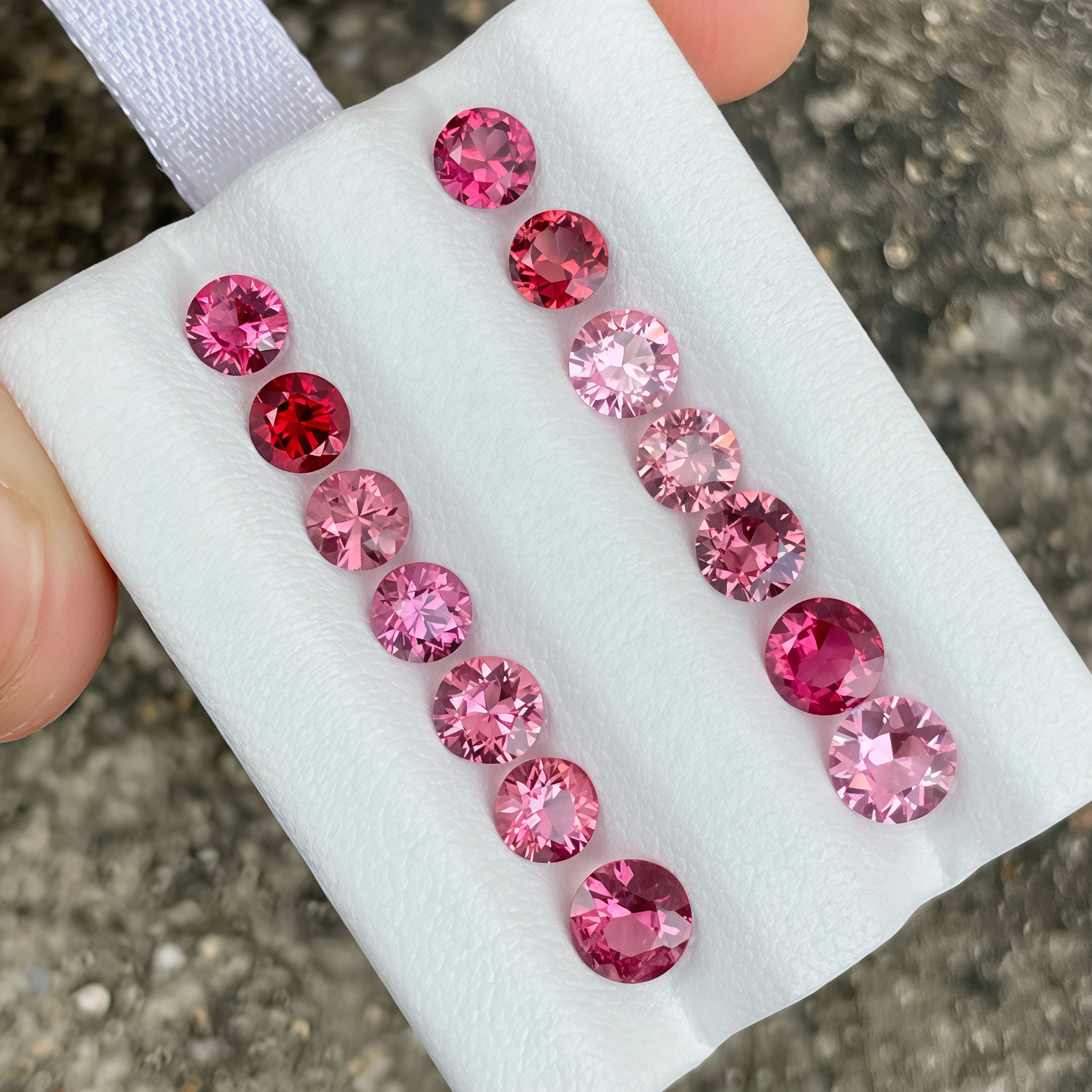 5.68ct Natural Burmese Spinel Lot Fancy Color Round