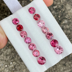 5.68ct Natural Burmese Spinel Lot Fancy Color Round