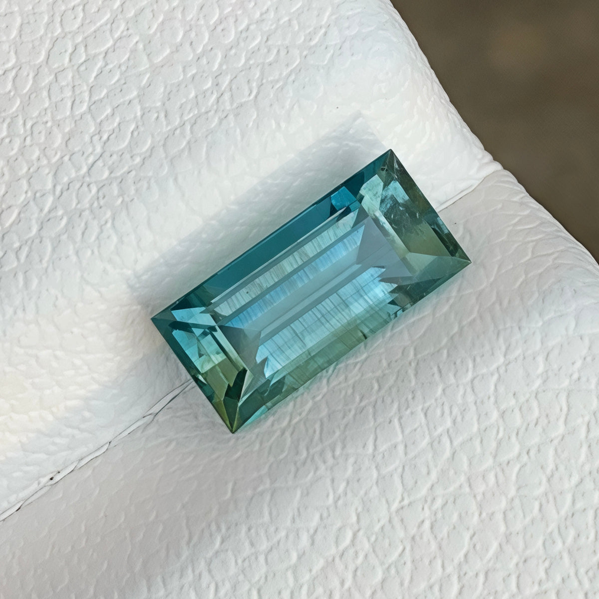 1.18ct Deep Blue Aquamarine Baguette Cut