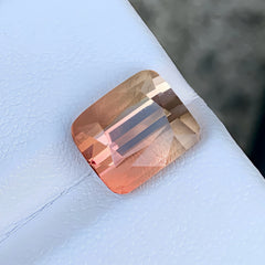5.66ct Bicolor Tourmaline Cushion Cut