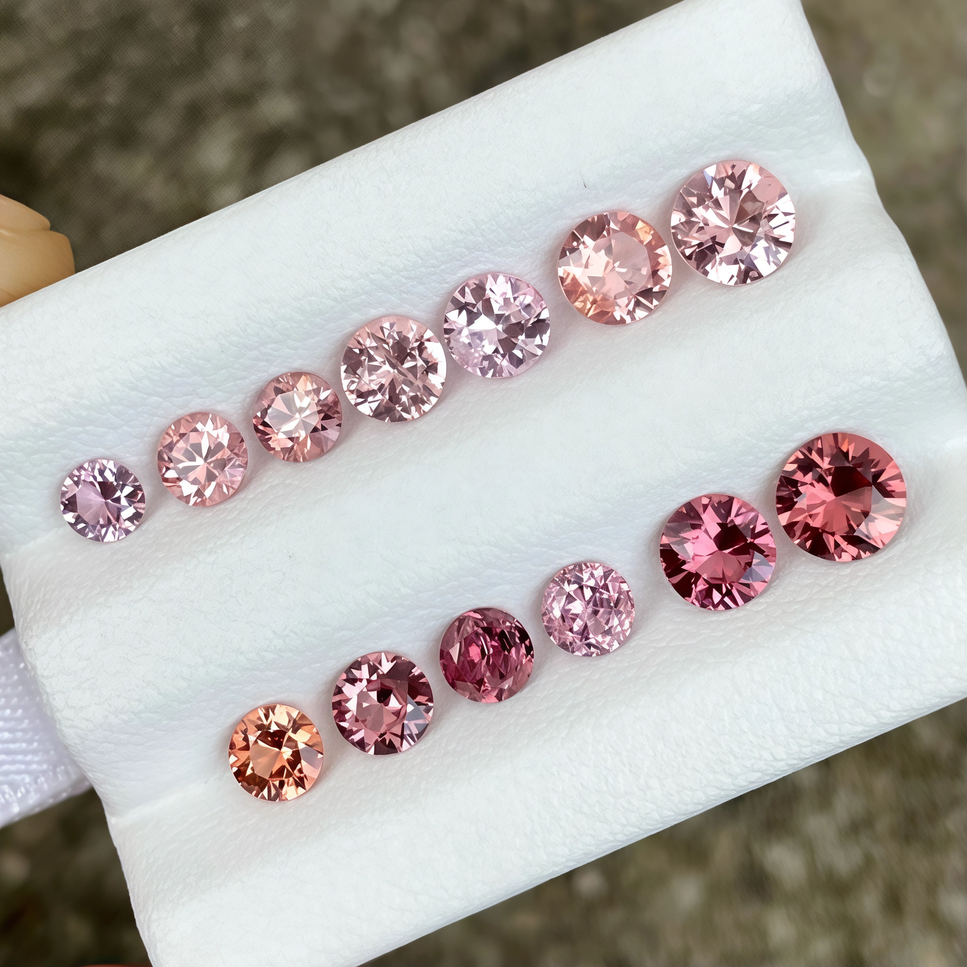 5.16ct Natural Burmese Spinel Lot Fancy Color Round