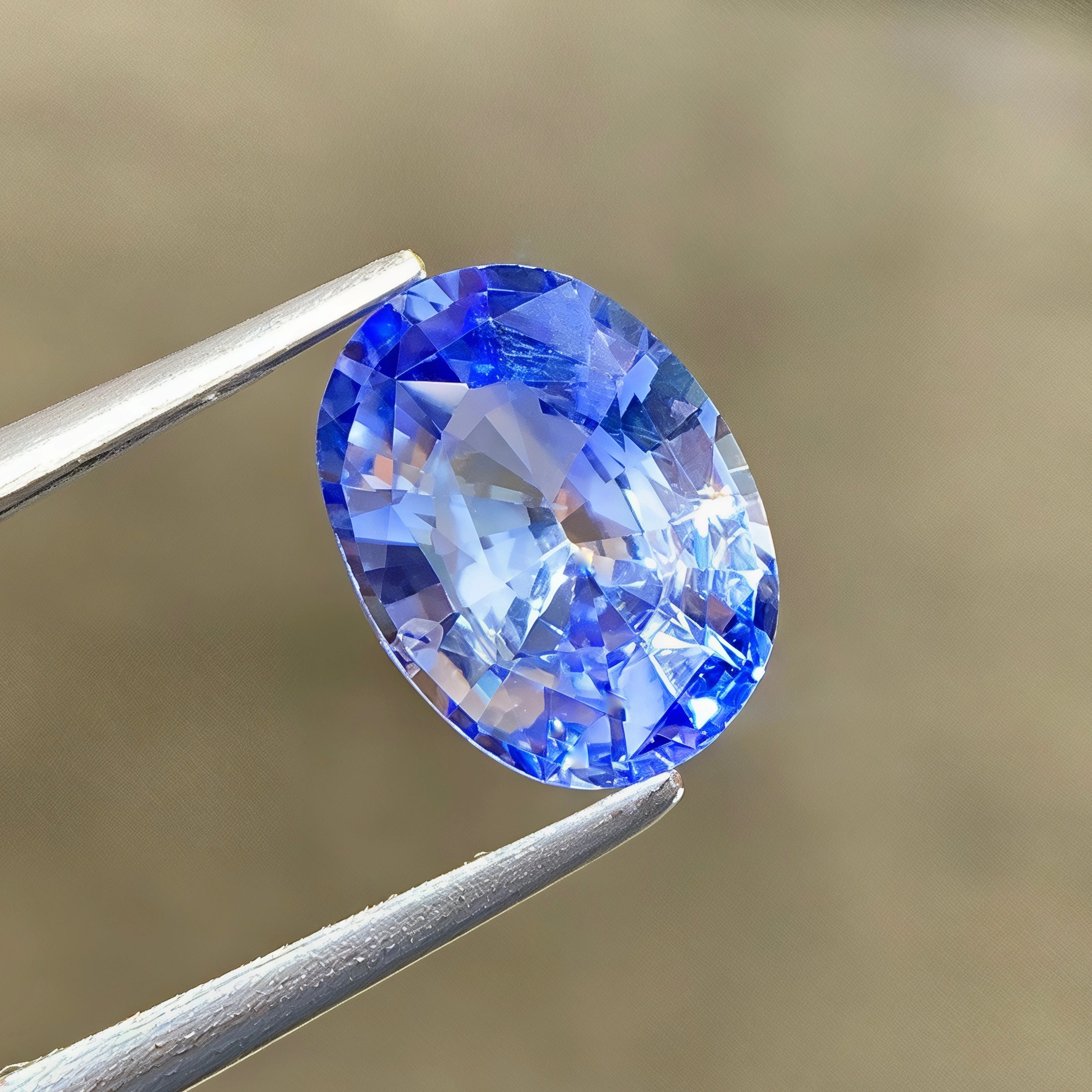 2.16ct Bi-Color Sapphire Oval Cut