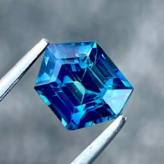 1.36ct Teal Sapphire Fancy Cut