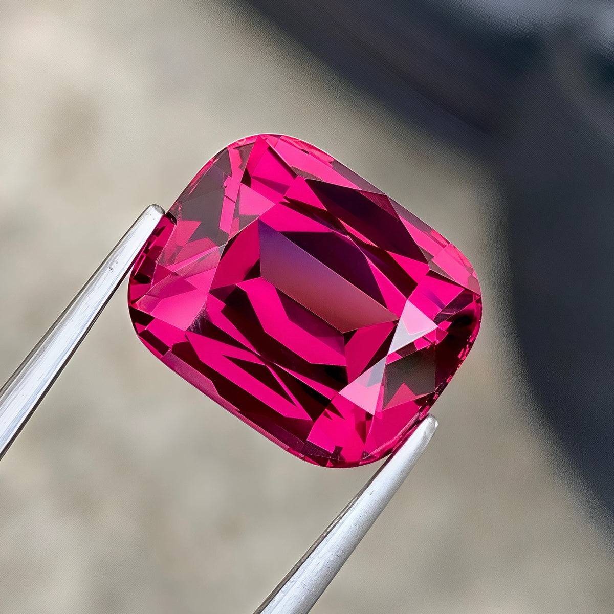 6.18Ct Bright Rose Pink Garnet