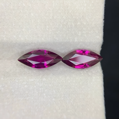 5.19Ct Rhodolite Garnet Pair