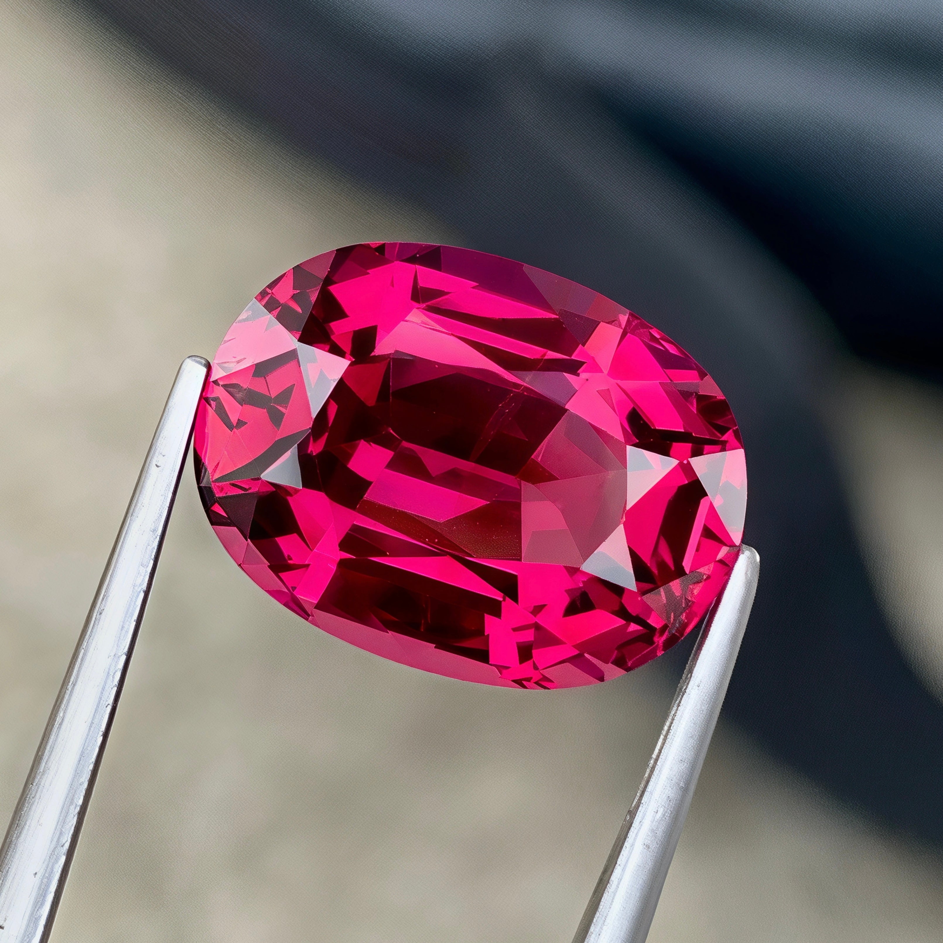6.51Ct Rose Garnet