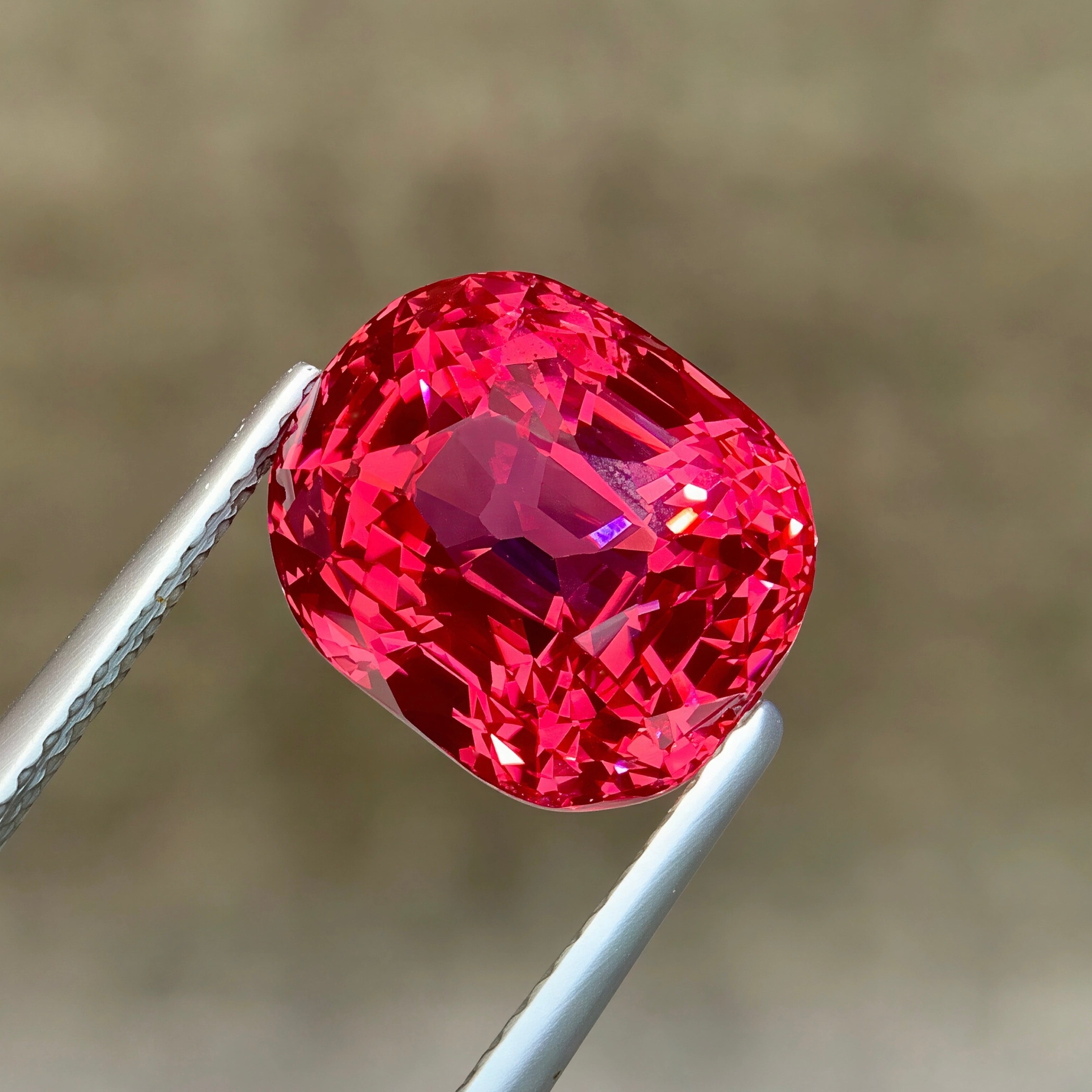 GRS Certified 8.14Ct Burma Red Spinel