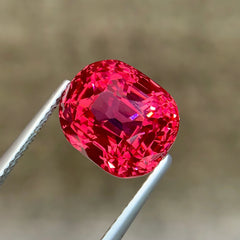 GRS Certified 8.14Ct Burma Red Spinel