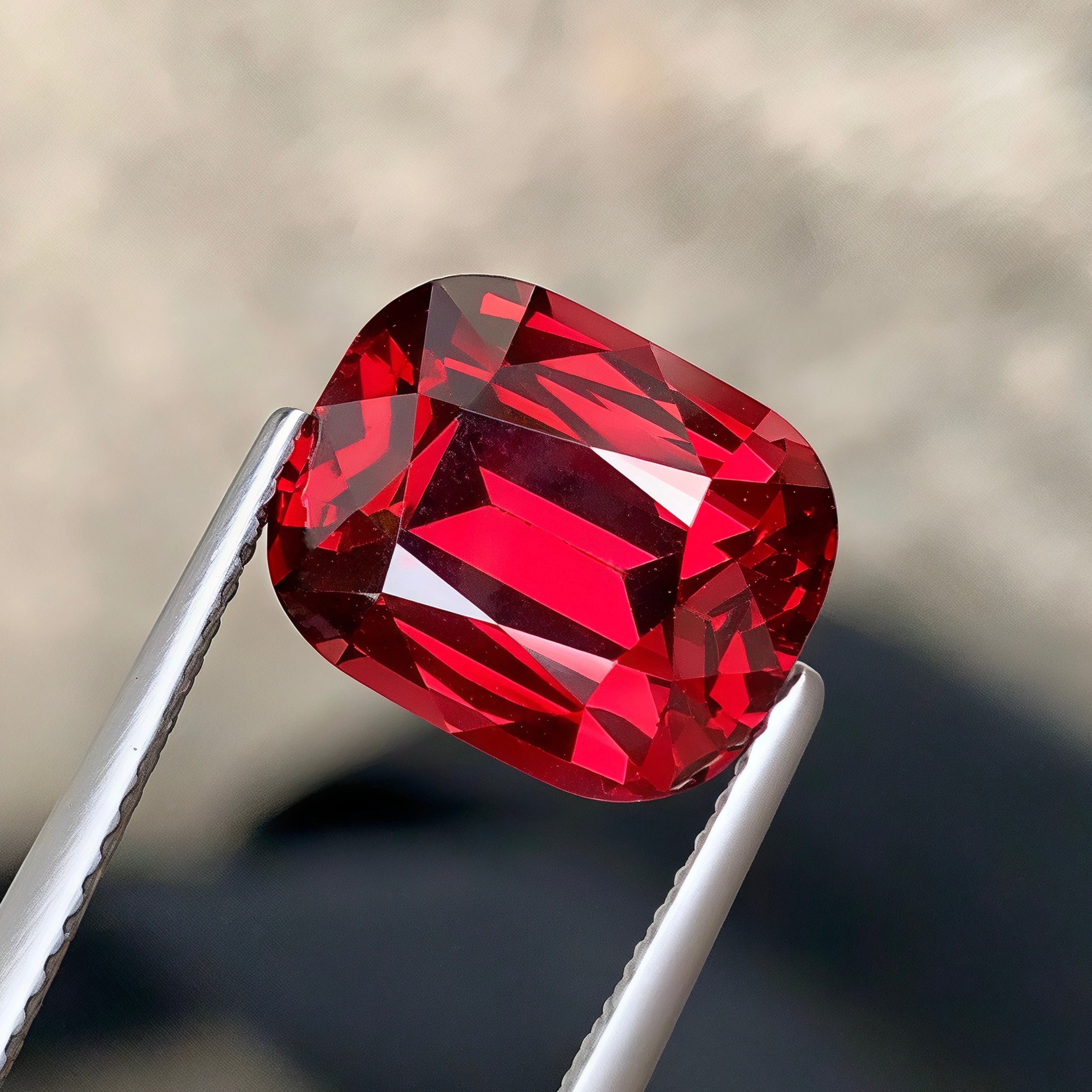 5.51Ct Bright Red Garnet