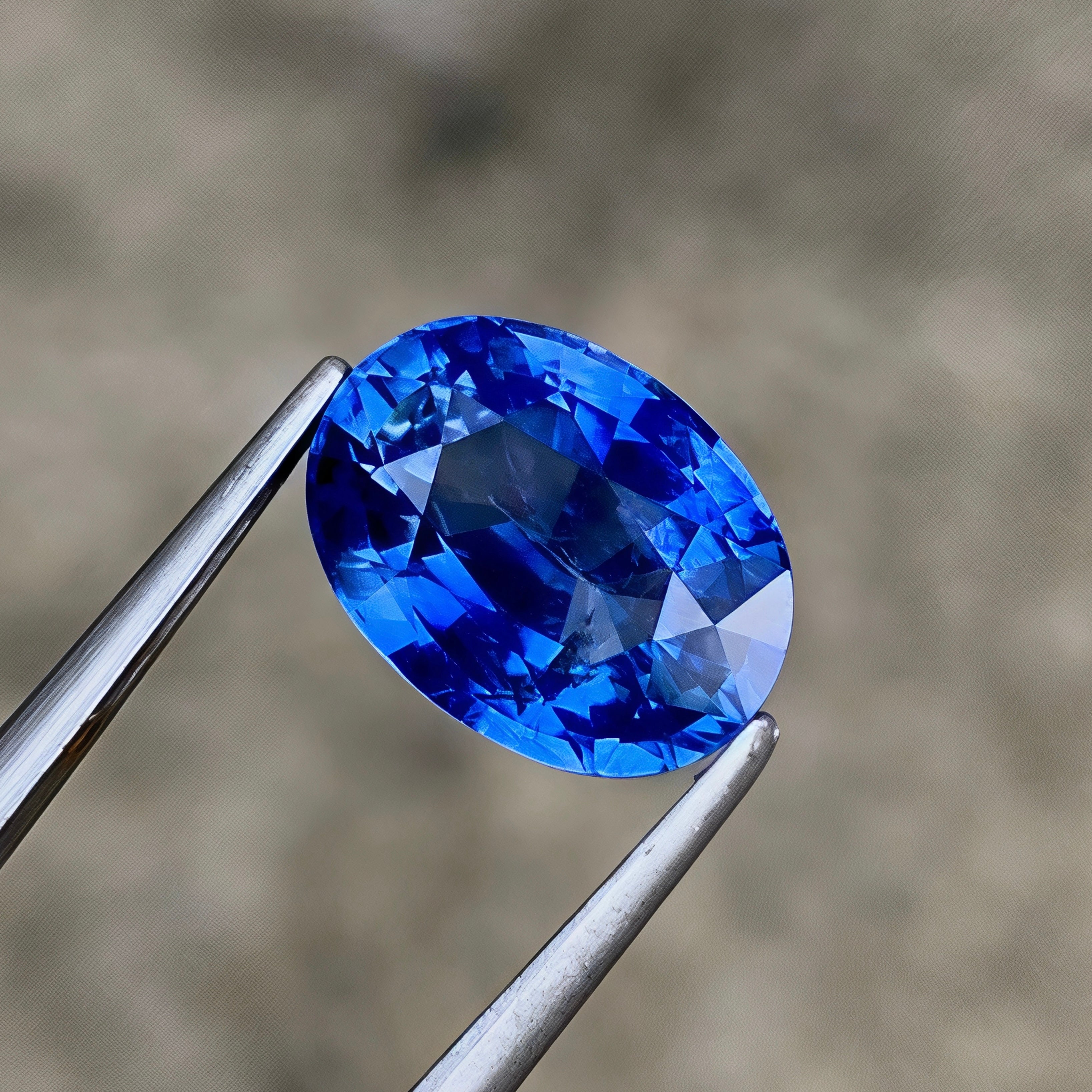 3.31Ct Rich Blue Sapphire