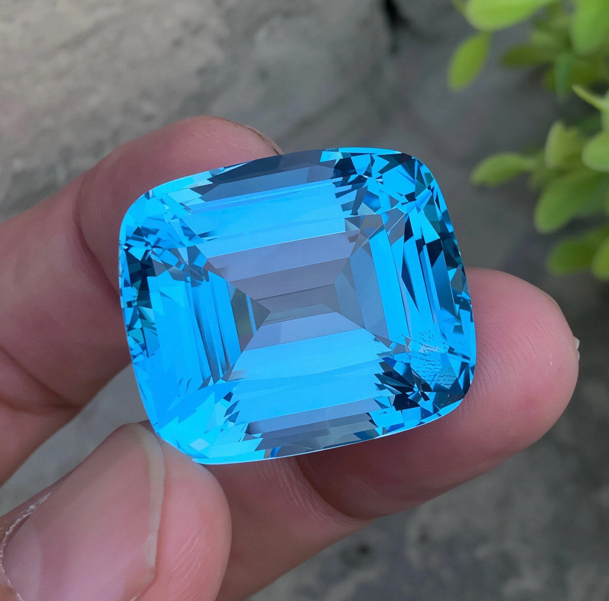 85.05Ct Natural Blue Topaz